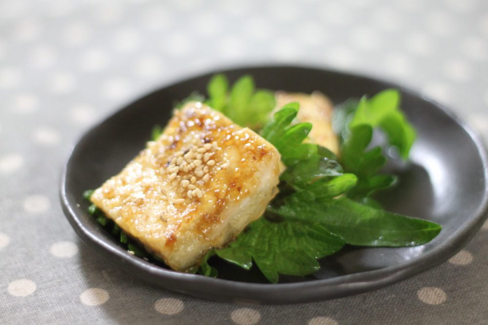 手早く簡単大葉レシピ！大葉と豆腐のスタミナ照り焼き