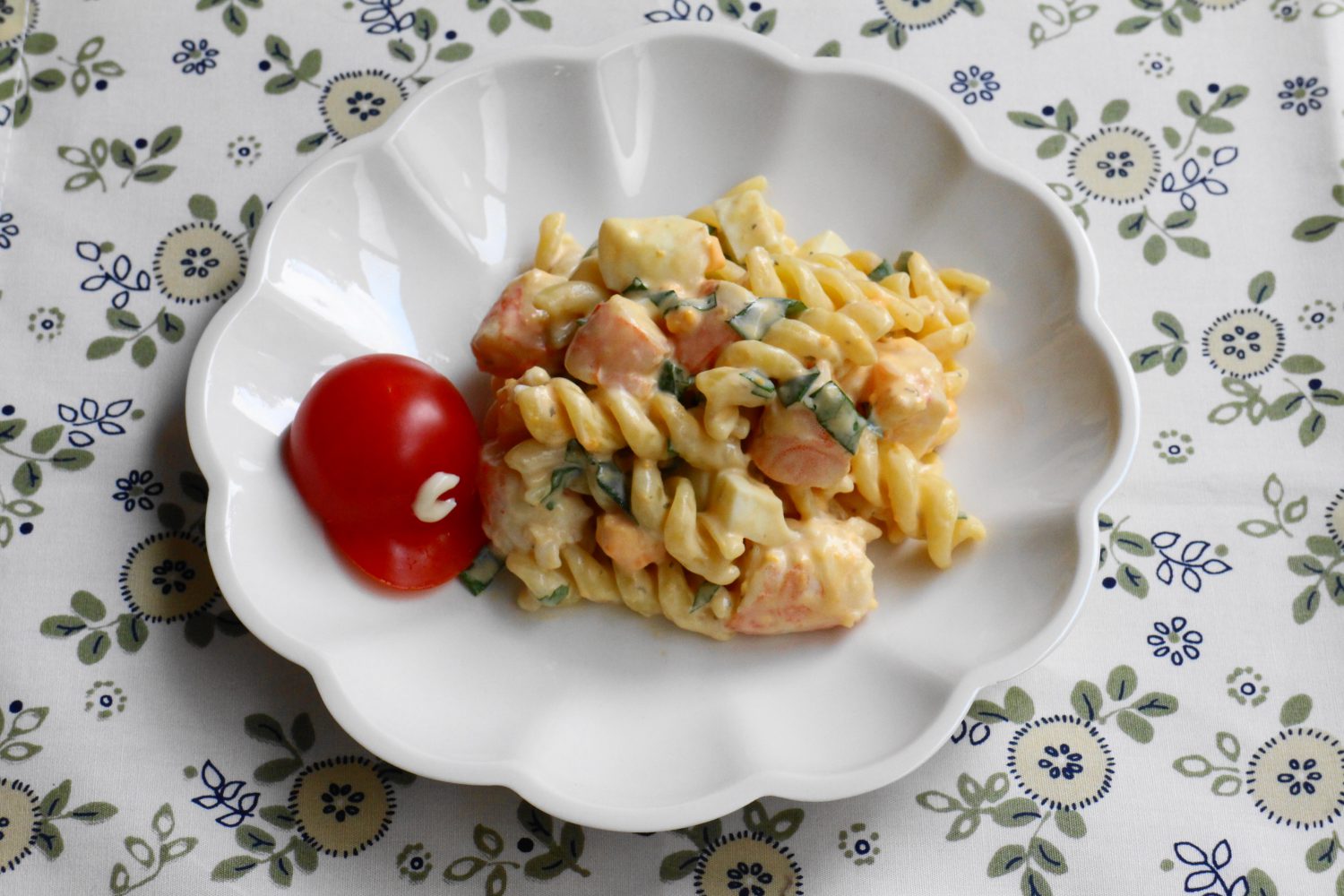 お弁当にぴったり大葉ドレッシングレシピ 大葉マカロニサラダ 出来商店の大葉レシピ